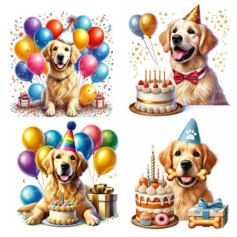 Pvc Panel Background - С Днем Рождения Golden Retriever Pet