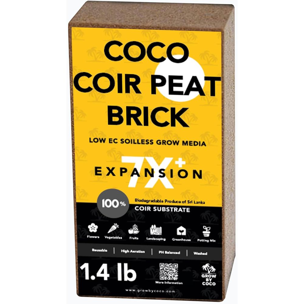 Брикет 650 г - Премиальный орг – обзор и цена Substrate Coconut Fiber