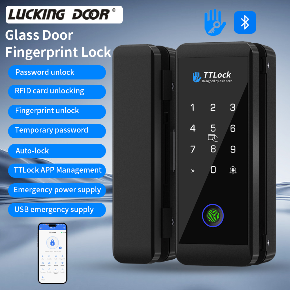 TTLOCK умный стеклянный замок  – обзор и цена Glass Door Hinge