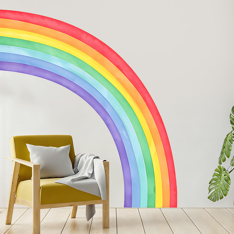 Большие радужные наклейки на с – обзор и цена Pvc Panel Background